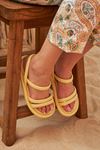 Puff Sander Sarı Kadın Sandalet