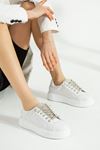 Beatrix Beyaz Taş Detaylı Kadın Spor Ayakkabı